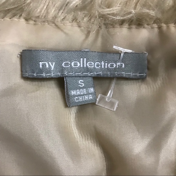 💕 HP 💕 NY COLLECTION beige fur wrap shrug - Picture 2 of 4